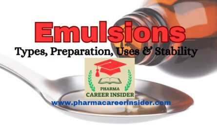 Emulsions: Types, Preparation, Uses & Stability