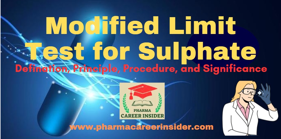 Modified Limit Test for Sulphate