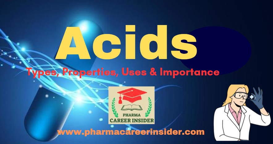 Acids: Types, Properties, Uses & Importance